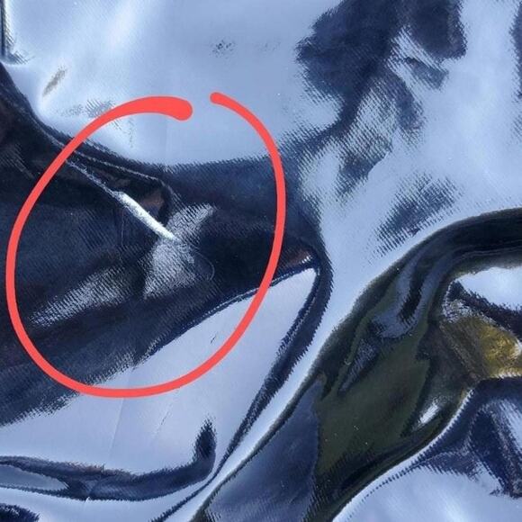 NWT Missguided vinyl leggings rave goth emo punk cosplay - Picture 3 of 3